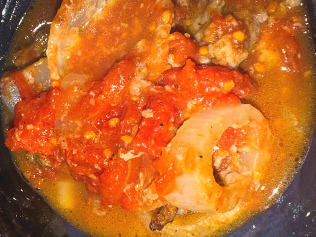 Onions, Hamburger, Homemade Stewed Tomatoes